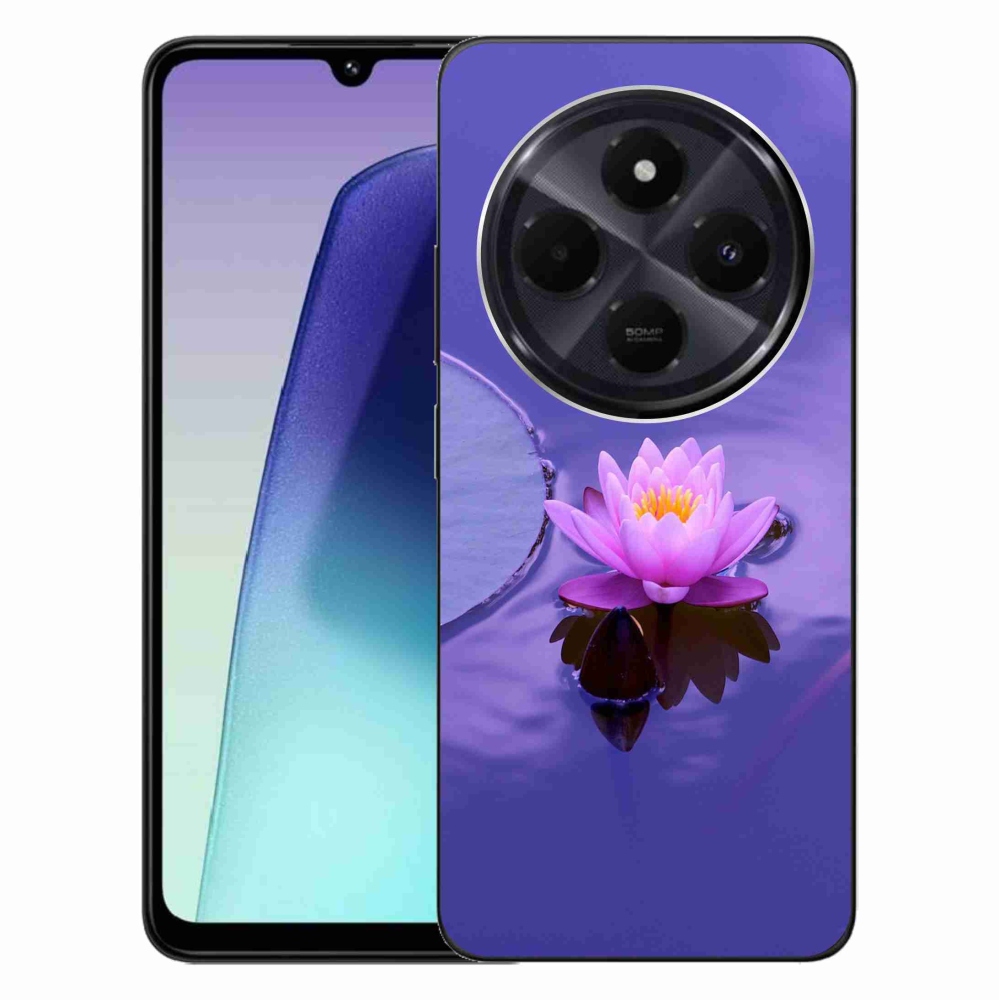 Gelový obal mmCase na Xiaomi Redmi 14C/Poco C75 - květ na hladině
