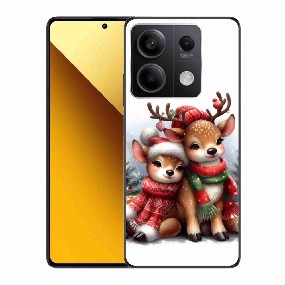Gelový kryt mmCase na Xiaomi Redmi Note 13 5G - vánoční sobi