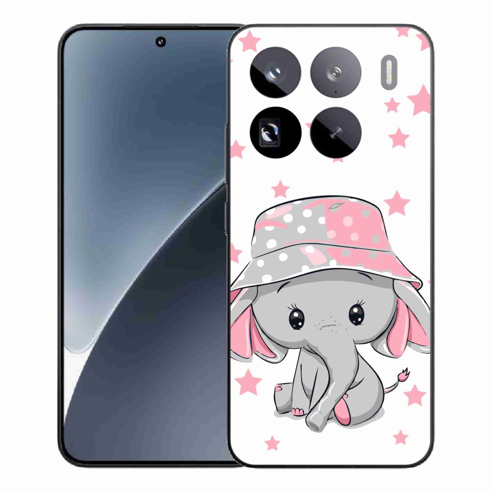 Gelový kryt mmCase na Xiaomi 15 Pro - růžový slon