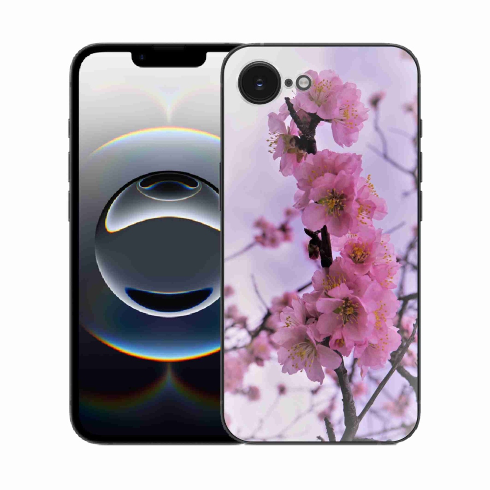 Gelový kryt mmCase na iPhone 16e - květiny 7