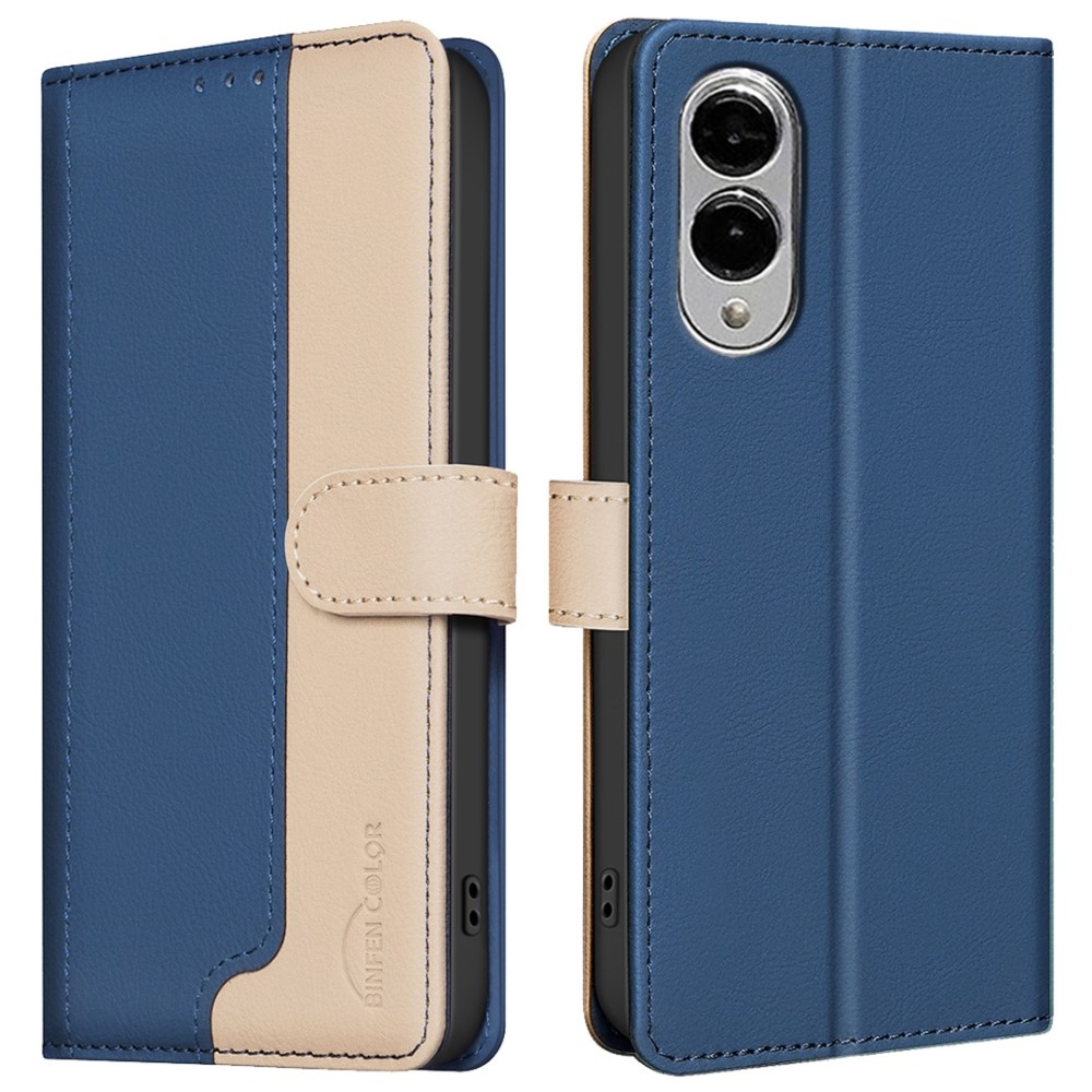 BNF DUO knížkové pouzdro na Samsung Galaxy S25 Edge - modré