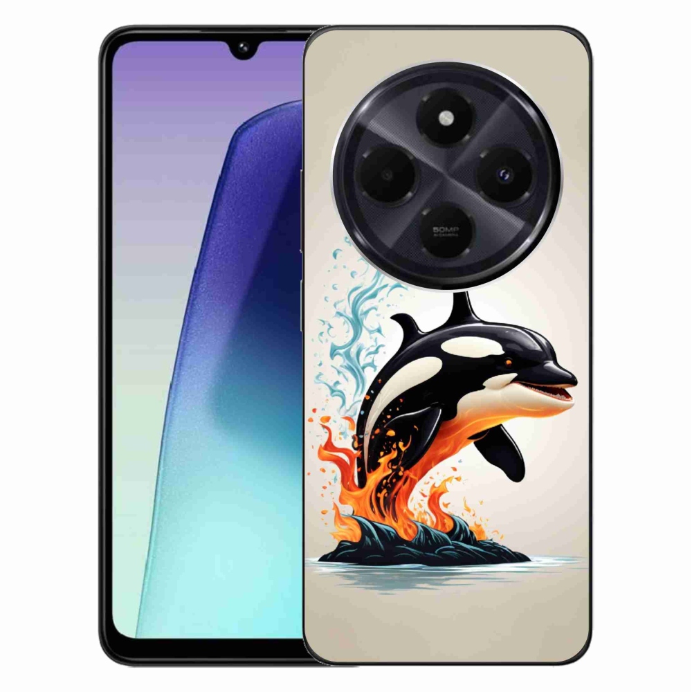 Gelový kryt mmCase na Xiaomi Redmi 14C/Poco C75 - kosatka