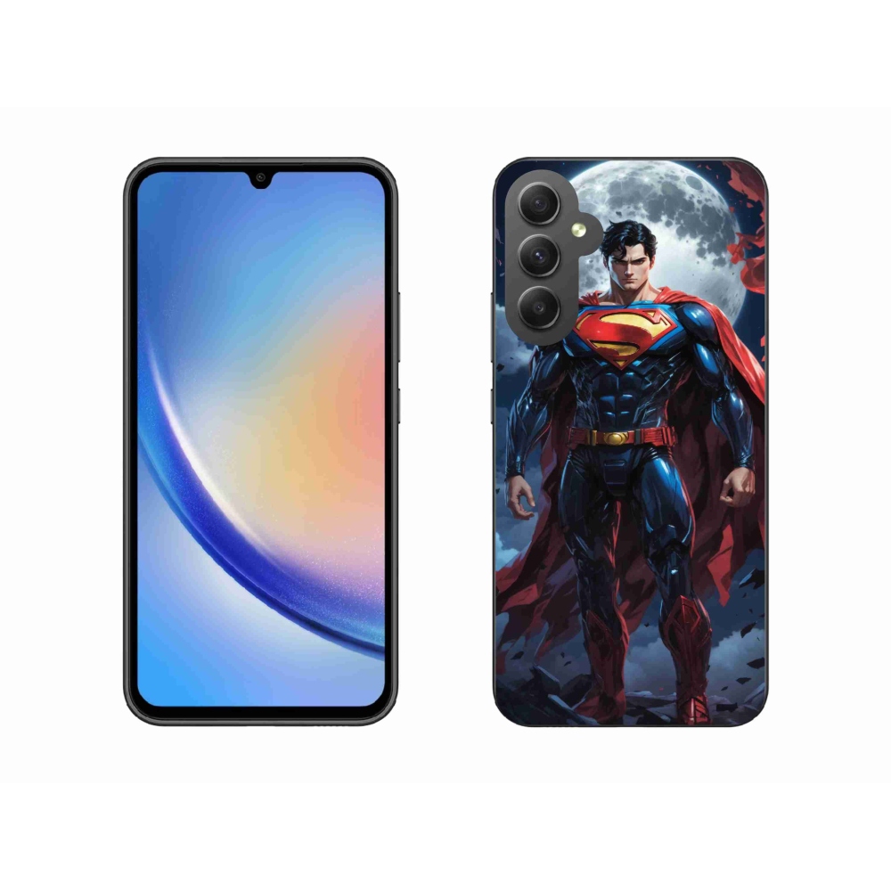 Gelový kryt mmCase na Samsung Galaxy A34 5G - superman