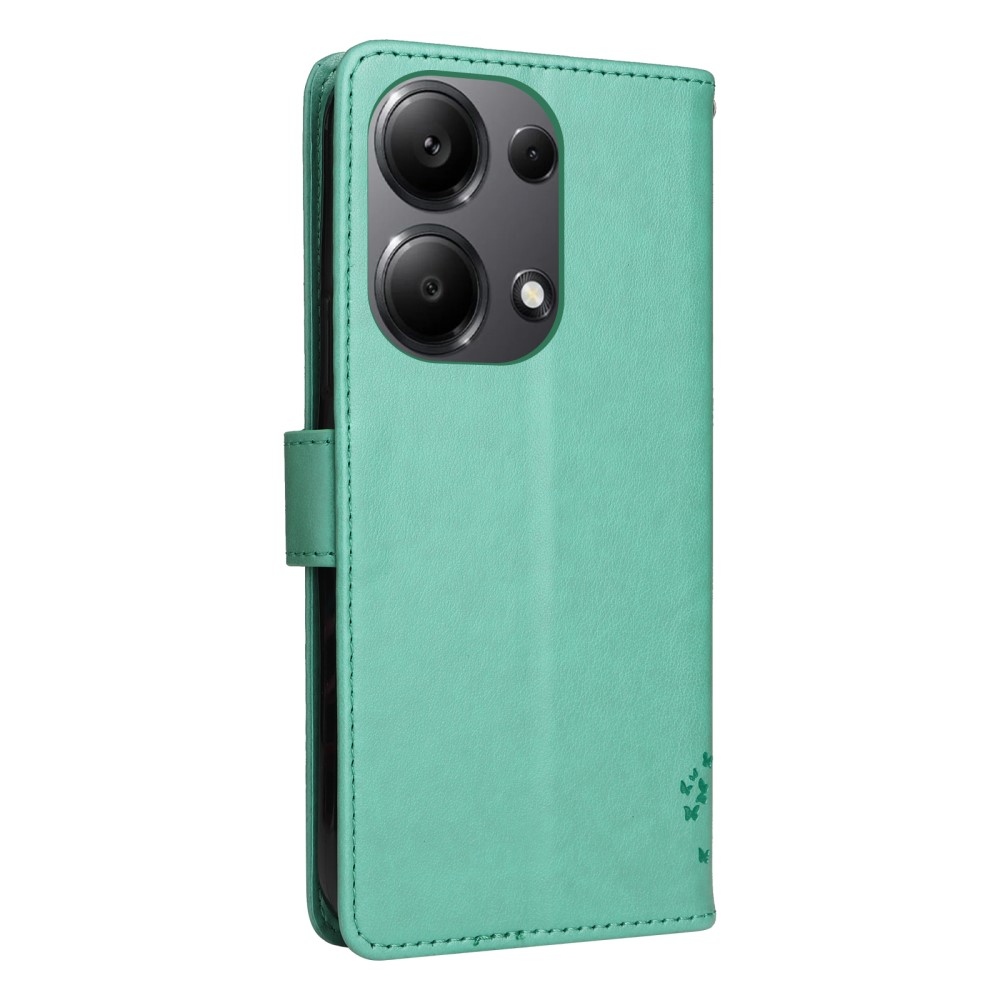 Trees knížkové pouzdro na Xiaomi Redmi Note 13 Pro 4G/Poco M6 Pro - modrozelené