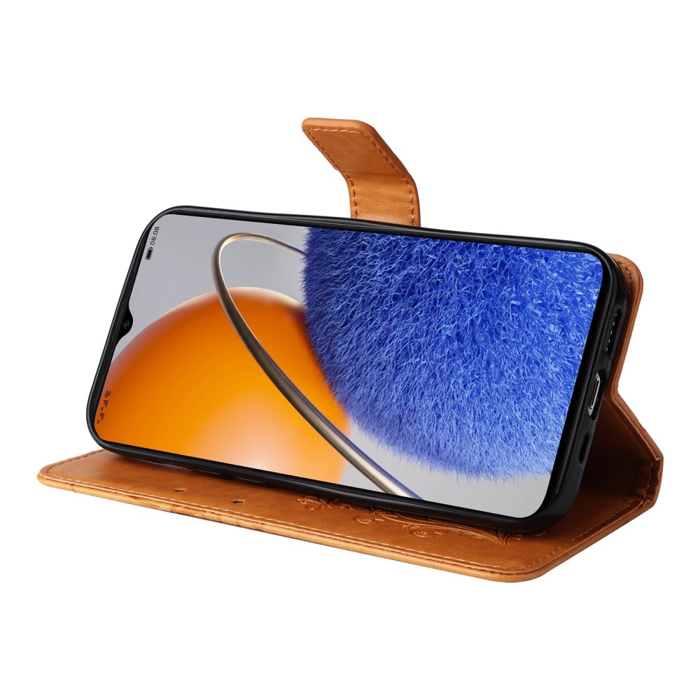 Big Butterfly knížkové pouzdro na Huawei Nova Y61 - žluté