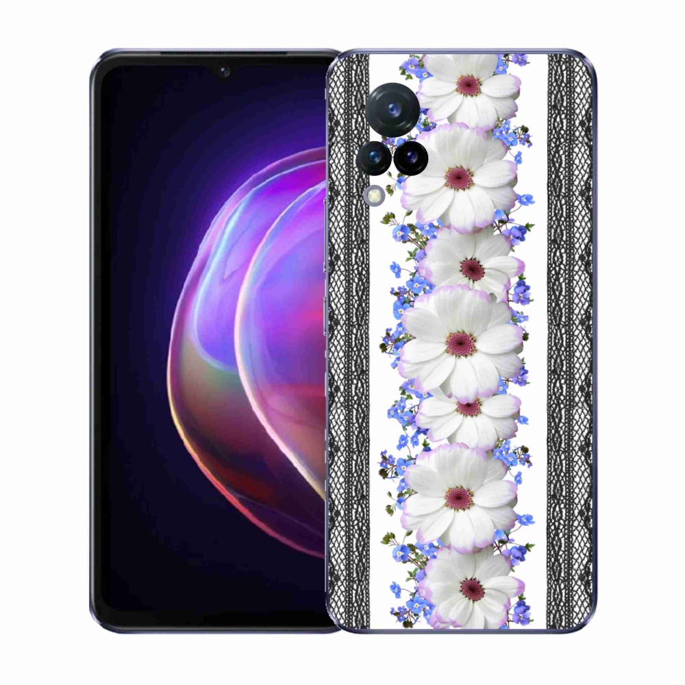 Gelový kryt mmCase na Vivo V21 4G/5G - květiny 8