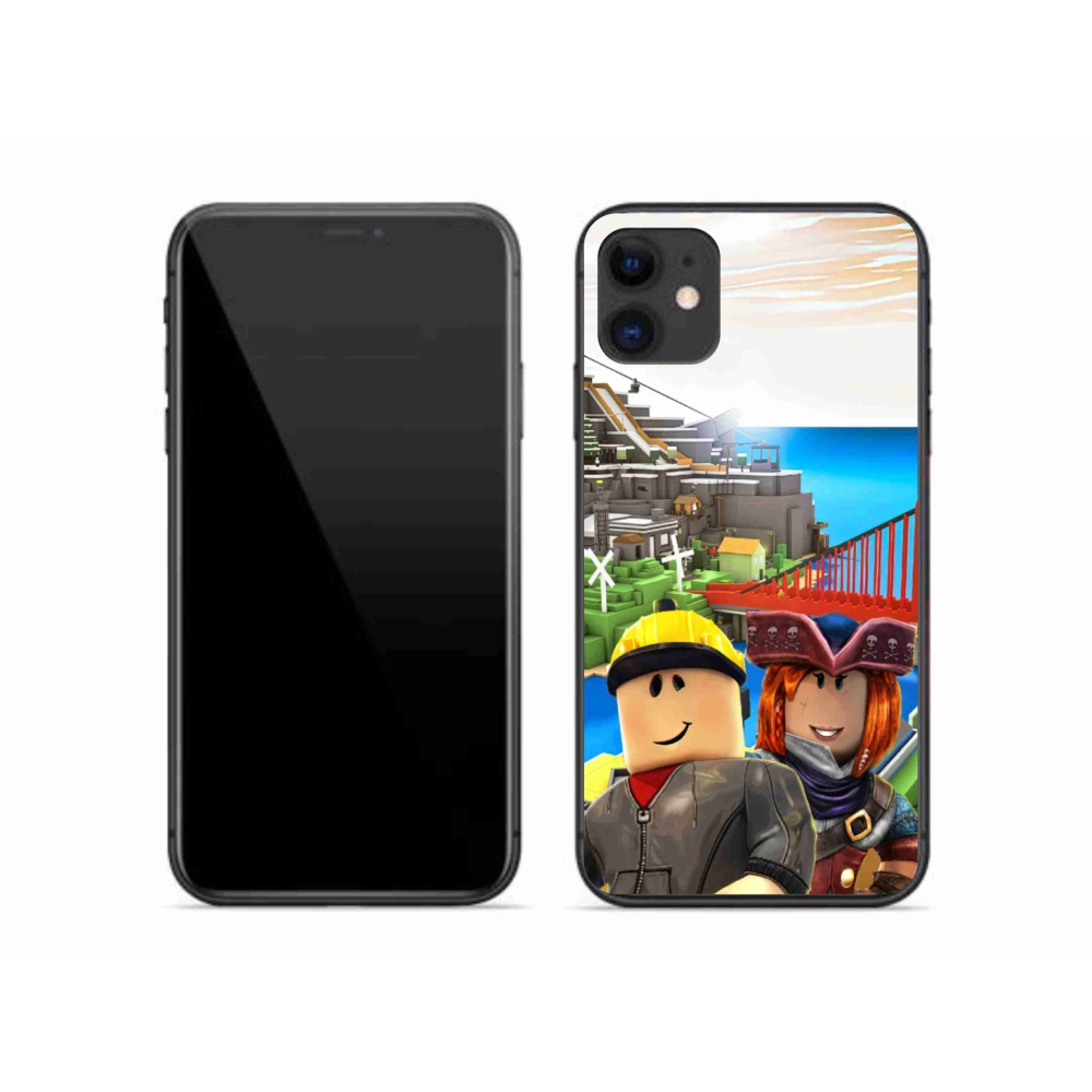 Gelový kryt mmCase na iPhone 11 - roblox 1