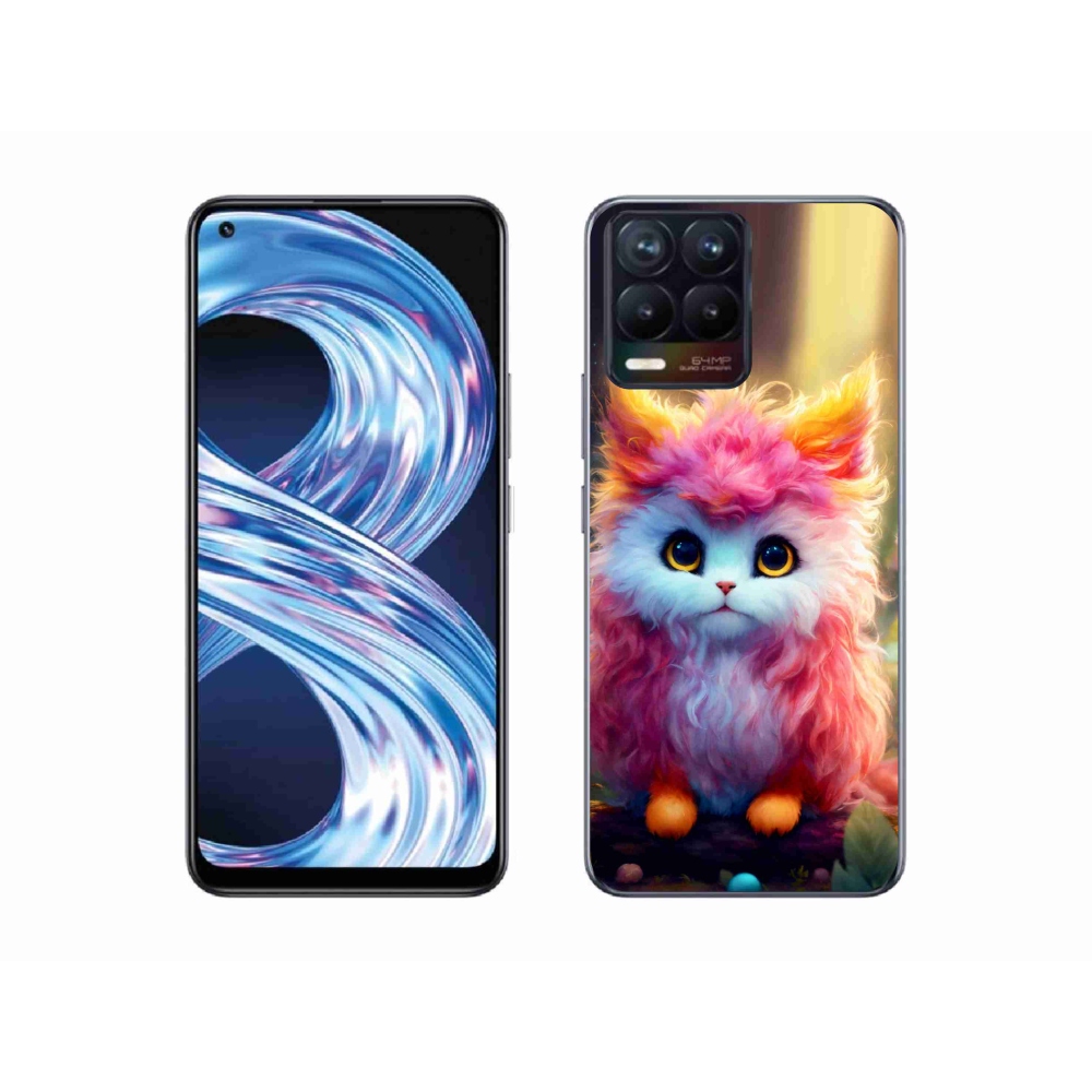 Gelový kryt mmCase na Realme 8 Pro - roztomilé kotě 5