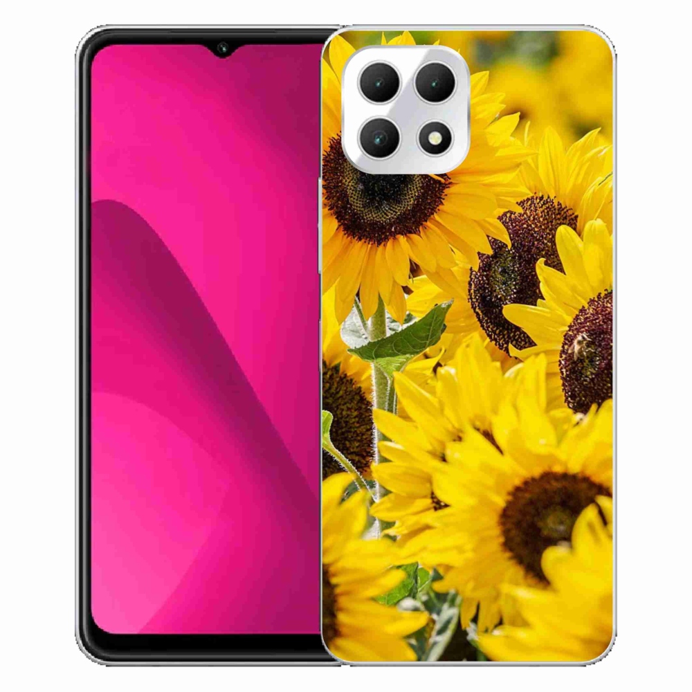 Gelový kryt mmCase na T-Mobile T Phone 2 - slunečnice