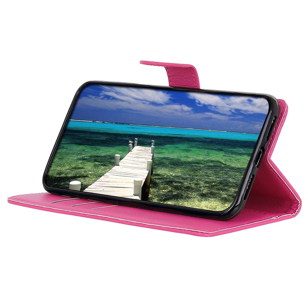 Litchie knížkové pouzdro na Xiaomi Redmi 15C 4G/5G (173mm) - rose