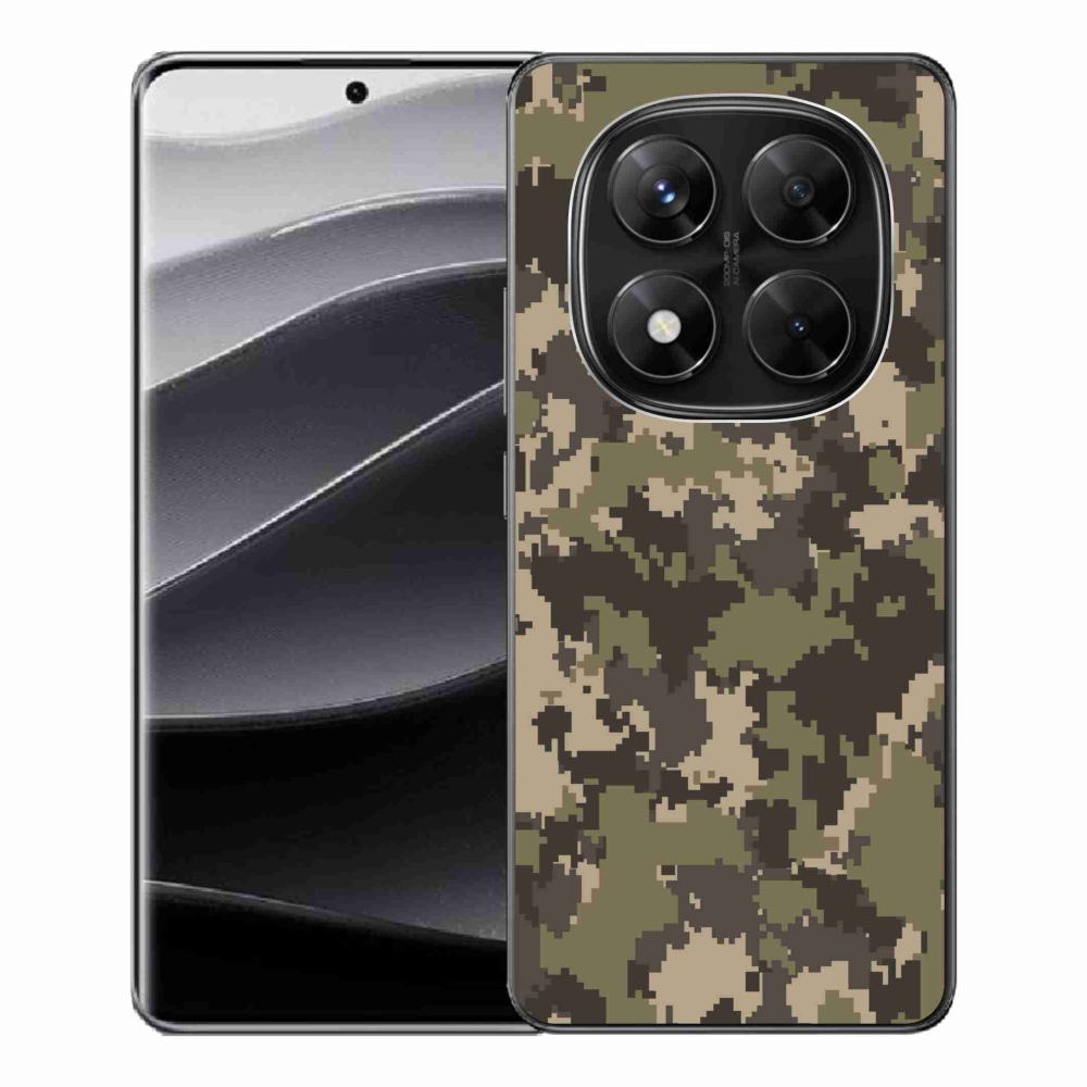 Gelový kryt mmCase na Xiaomi Redmi Note 14 Pro 5G/Poco X7 5G - maskáčový vzor 12