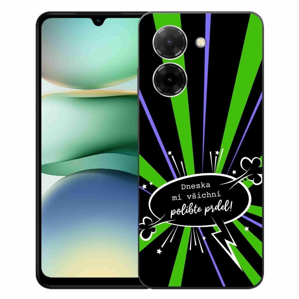 Gelový kryt mmCase na Xiaomi Redmi A5 (171.7x77.8x8.3mm) - vtipný text 15 černé pozadí