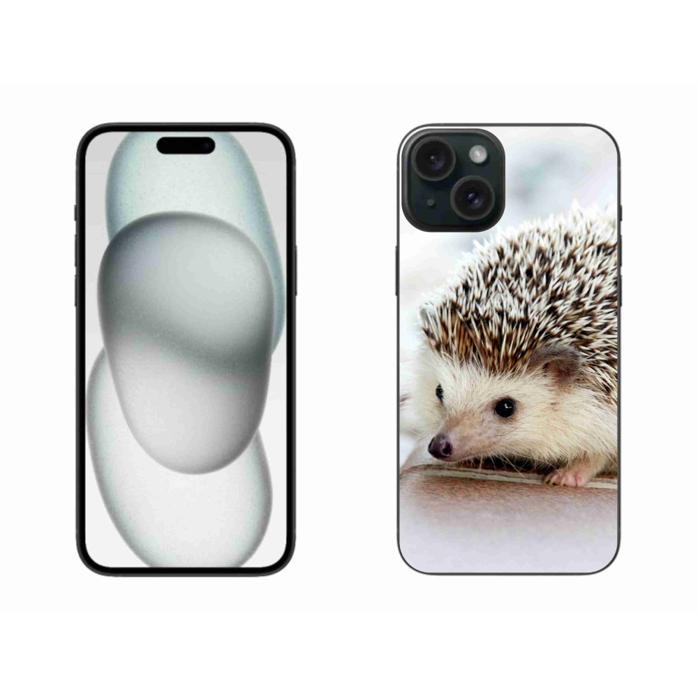 Gelový kryt mmCase na iPhone 15 Plus - ježek