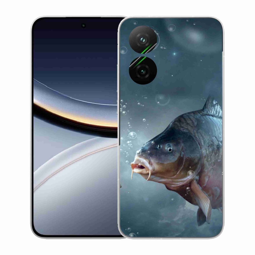 Gelový kryt mmCase na Xiaomi Poco F7 5G - kapr a bublinky