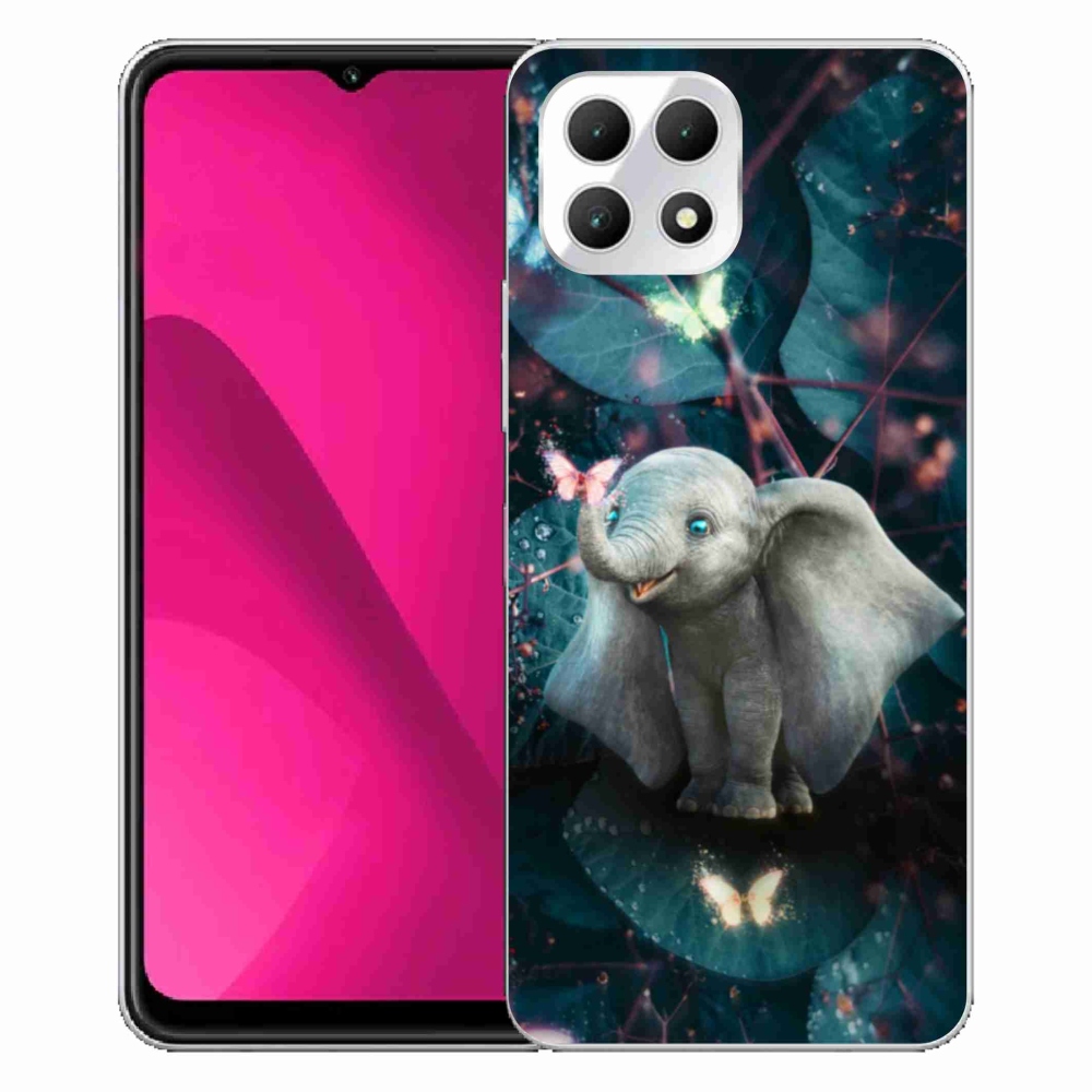 Gelový kryt mmCase na T-Mobile T Phone 2 - roztomilý slon