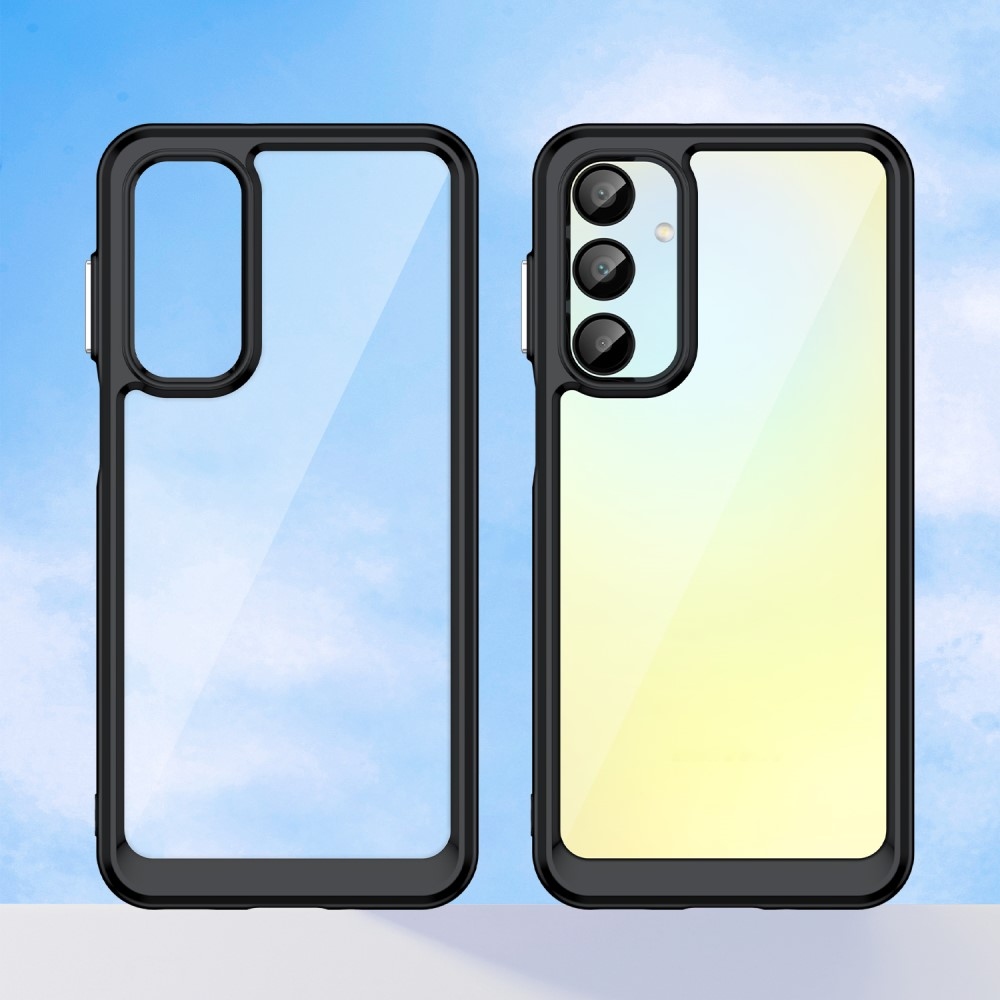 Gelový obal s pevnými zády na Samsung Galaxy A16 4G/5G - černý