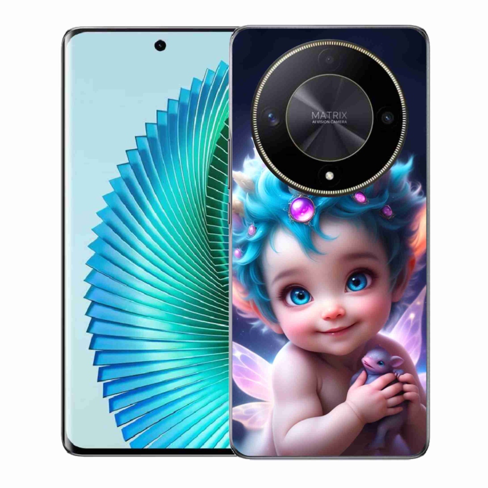Gelový kryt mmCase na Honor Magic 6 Lite 5G - dítě s motýlími křídly