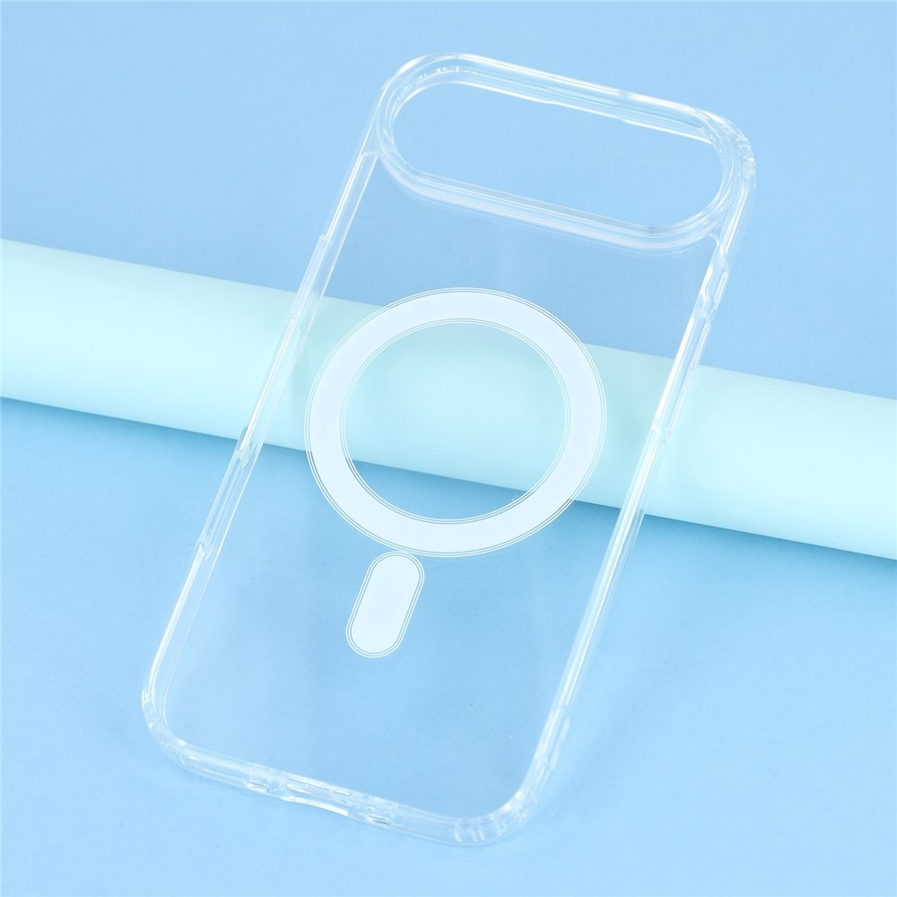Acryle gelový obal s pevnými zády a MagSafe na iPhone 17 Air - průhledný