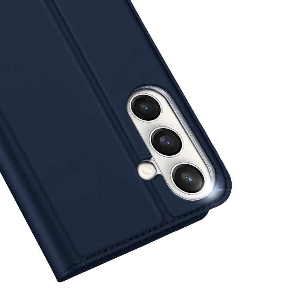 DUX knížkové pouzdro na Samsung Galaxy S25 FE - tmavěmodré