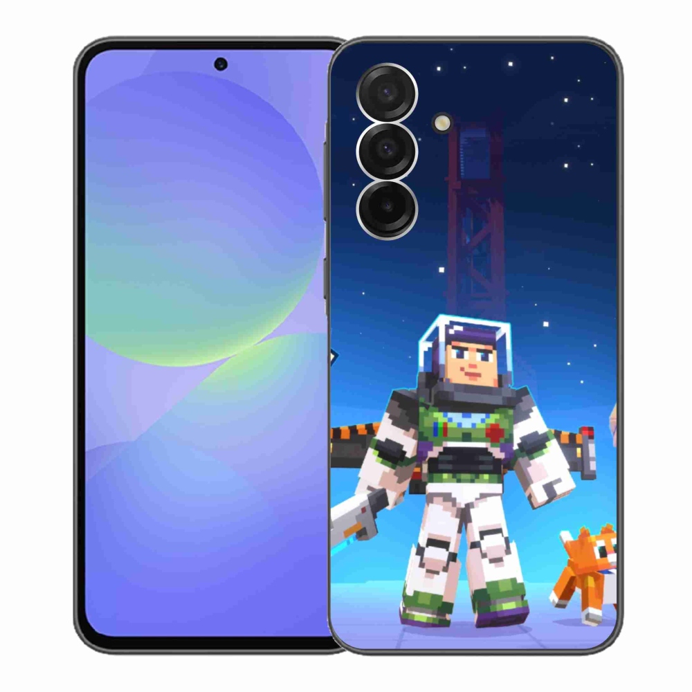 Gelový kryt mmCase na Samsung Galaxy A36 5G - minecraft 2