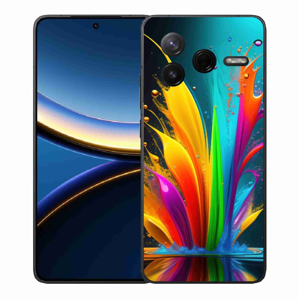 Gelový kryt mmCase na Xiaomi Poco F7 Pro - abstraktní motiv 1
