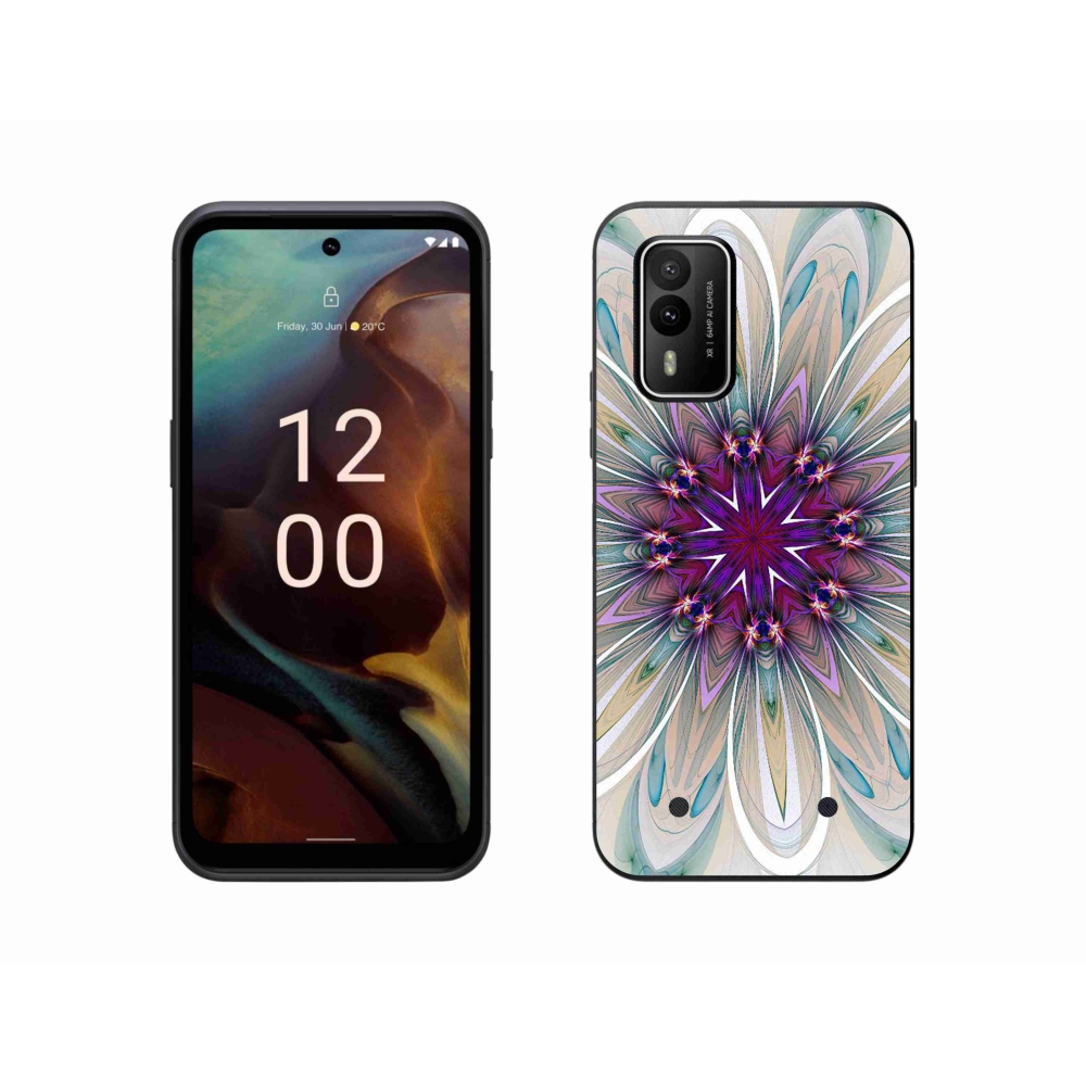 Gelový kryt mmCase na Nokia XR21 - abstrakt 10