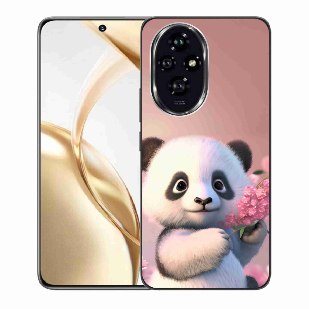 Gelový kryt mmCase na Honor 200 5G - roztomilá panda