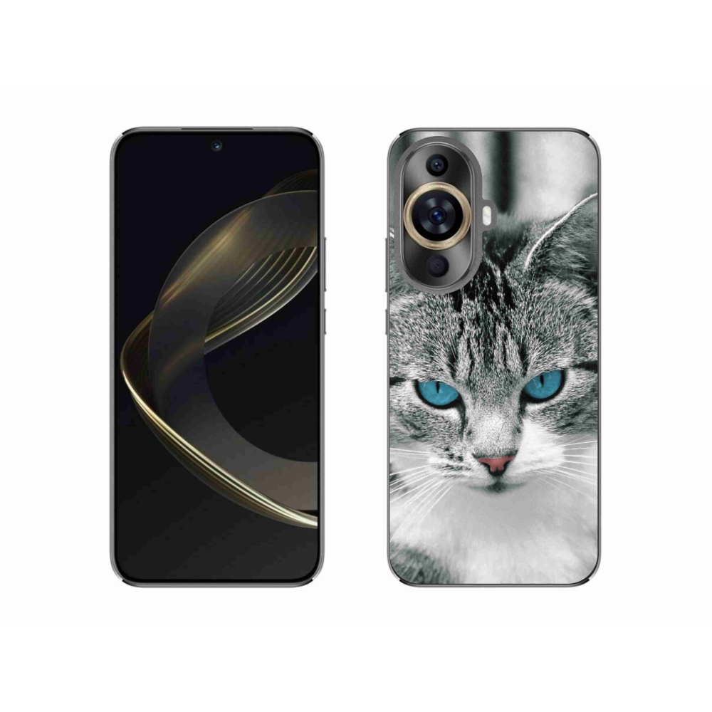 Gelový kryt mmCase na Huawei Nova 11 - kočičí pohled 1