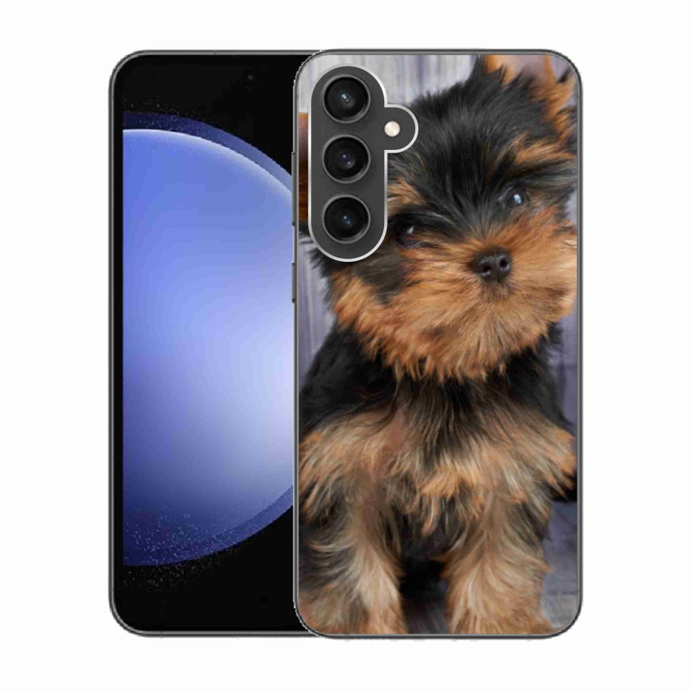 Gelový obal mmCase na Samsung Galaxy S23 FE - jorkšír 9