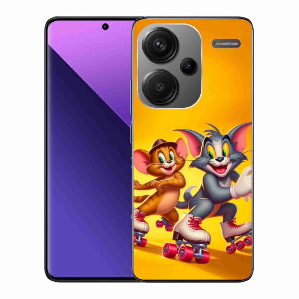 Gelový kryt mmCase na Xiaomi Redmi Note 13 Pro+ 5G - tom a jerry