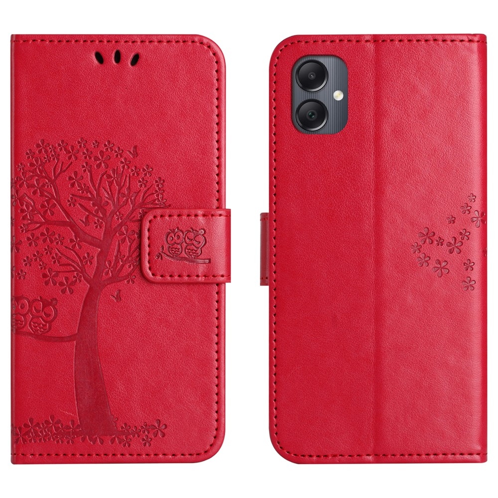 Tree knížkové pouzdro na Samsung Galaxy A07 4G - červené