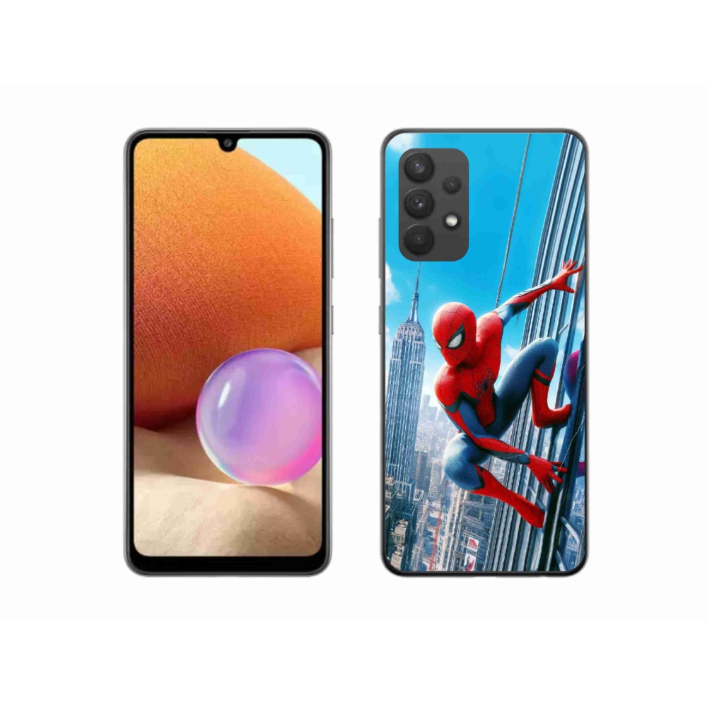 Gelový kryt mmCase na Samsung Galaxy A32 4G - spiderman