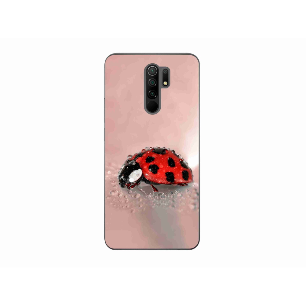 Gelový kryt mmCase na mobil Xiaomi Redmi 9 - beruška
