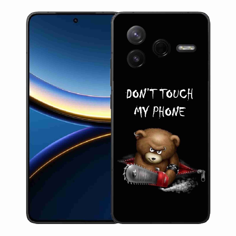Gelový kryt mmCase na Xiaomi Poco F7 Pro - nesahej na telefon