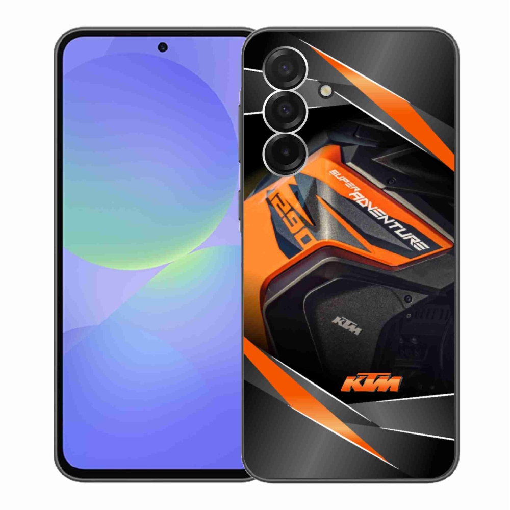 Gelový kryt mmCase na Samsung Galaxy A36 5G - motorka ktm