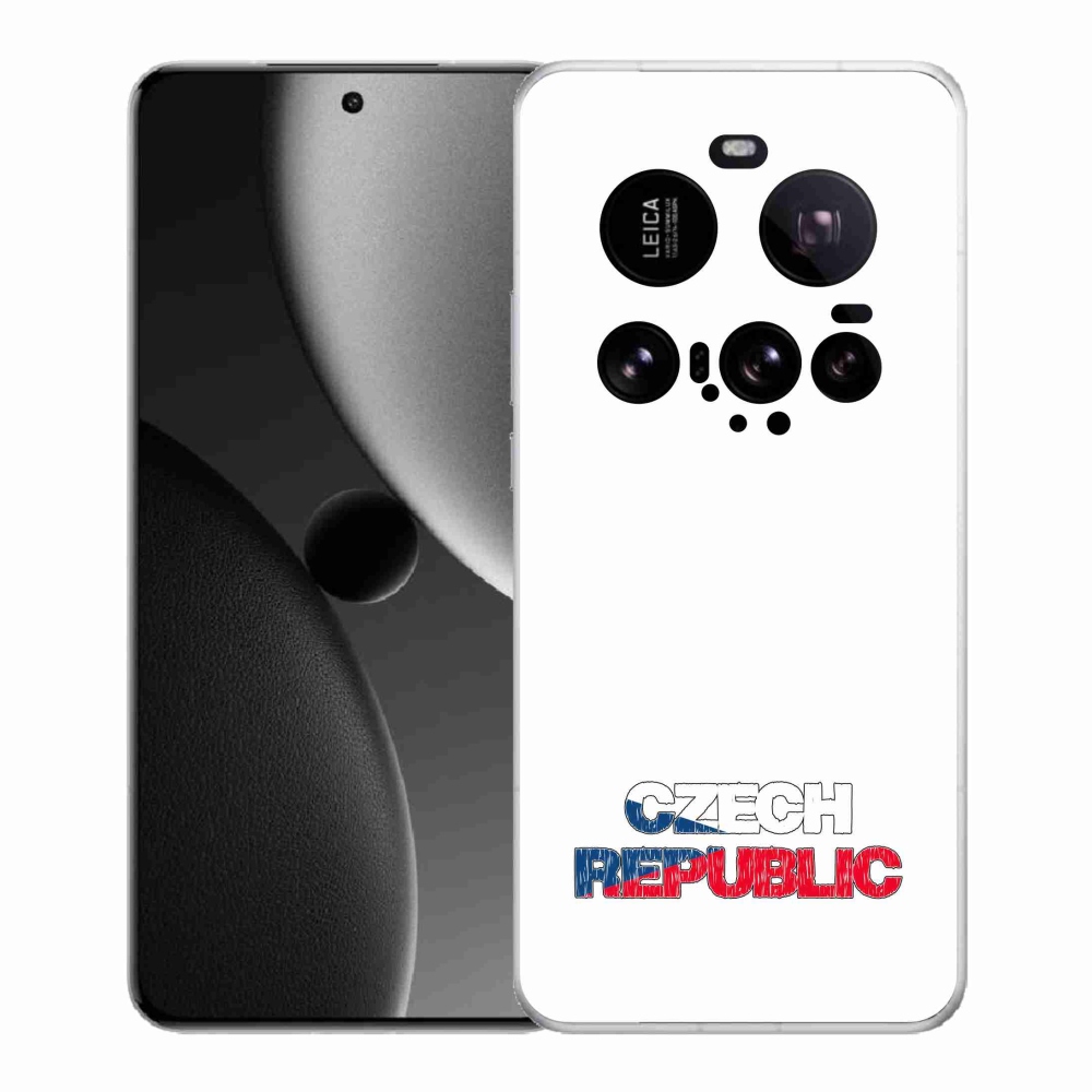 Gelový kryt mmCase na Xiaomi 15 Ultra - Czech Republic bílé pozadí