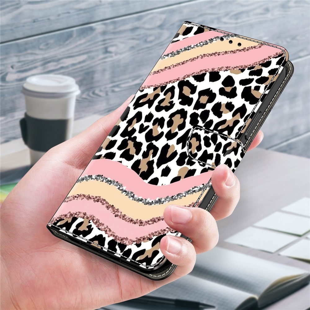 Firmly knížkové pouzdro na Samsung Galaxy A17 5G/A26 5G - leopardí vzor
