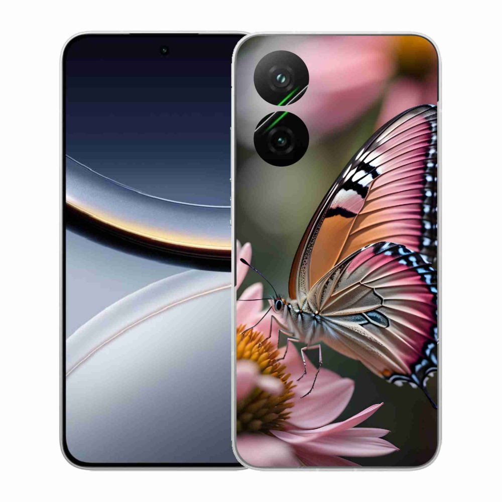 Gelový kryt mmCase na Xiaomi Poco F7 5G - barevný motýl