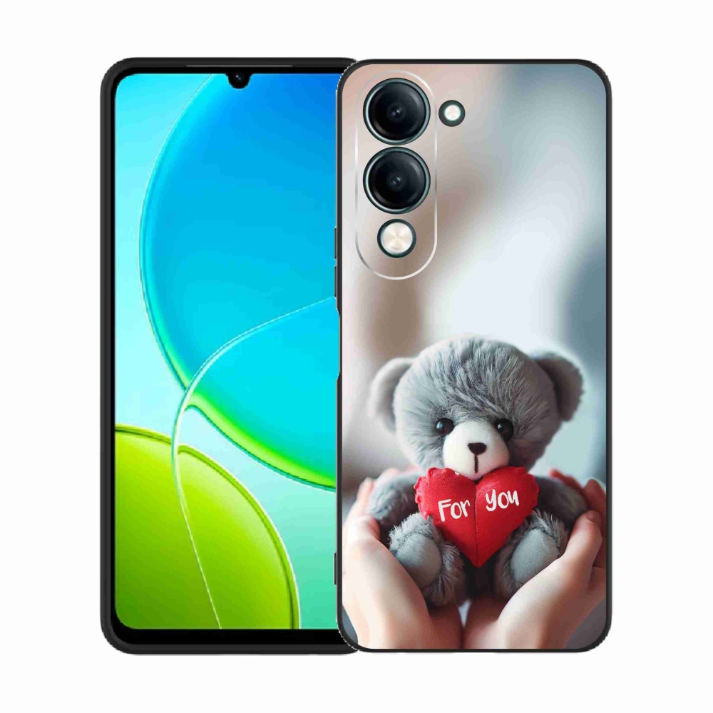 Gelový kryt mmCase na Vivo Y29s 5G - medvídek pro zamilované
