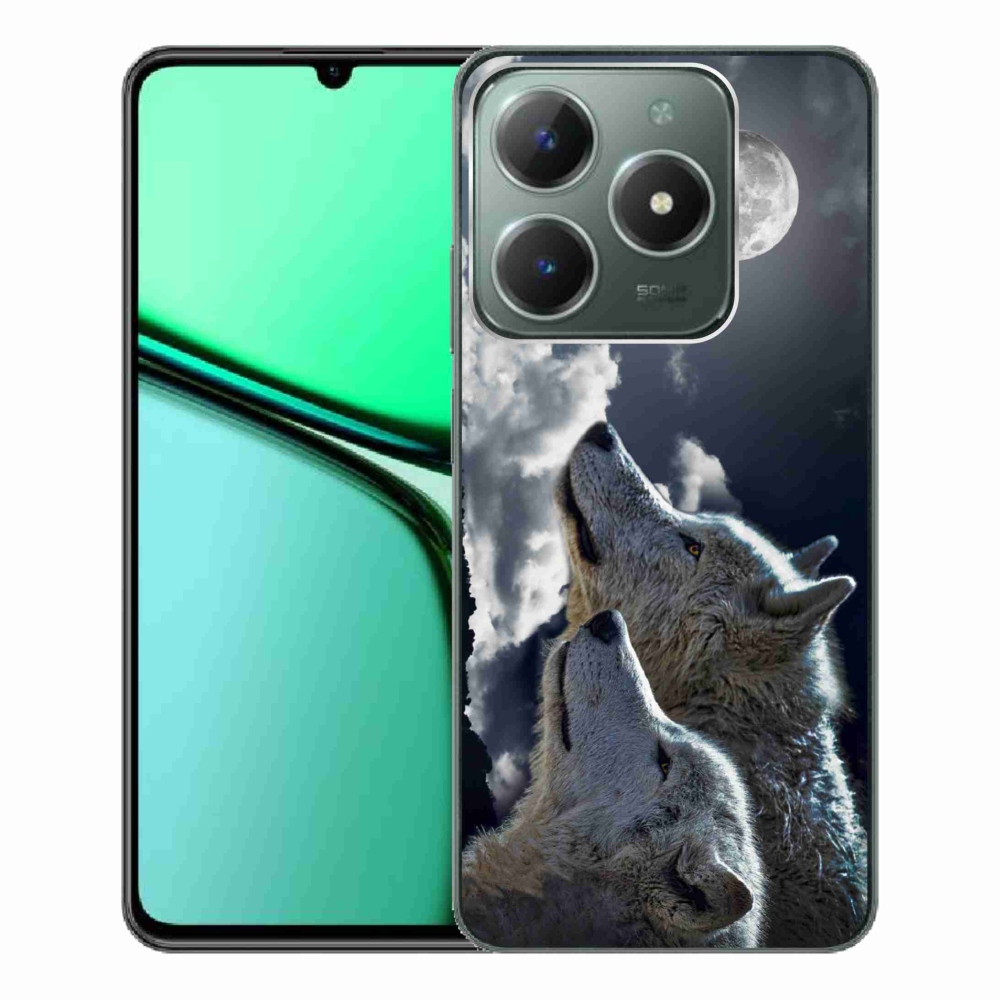 Gelový kryt mmCase na Realme C61 - vlci