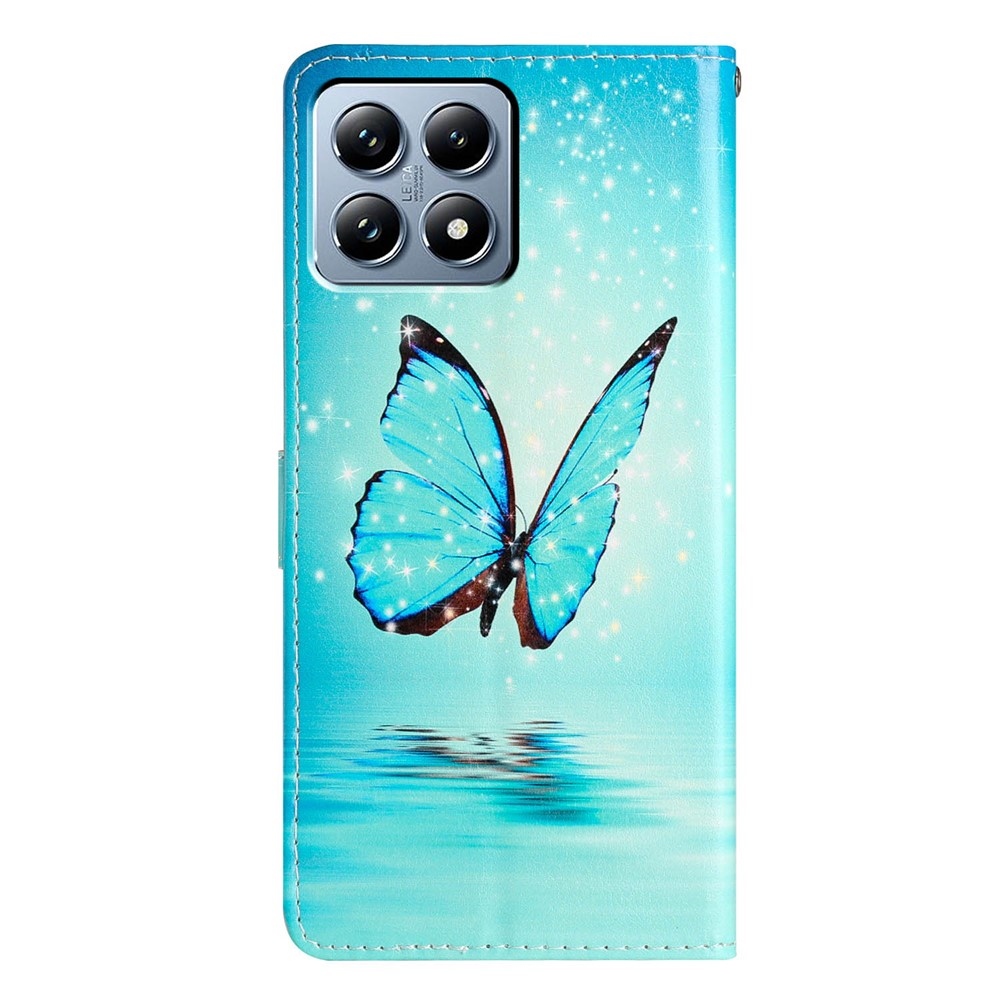 Unique knížkové pouzdro na Xiaomi 15T - modrý motýl
