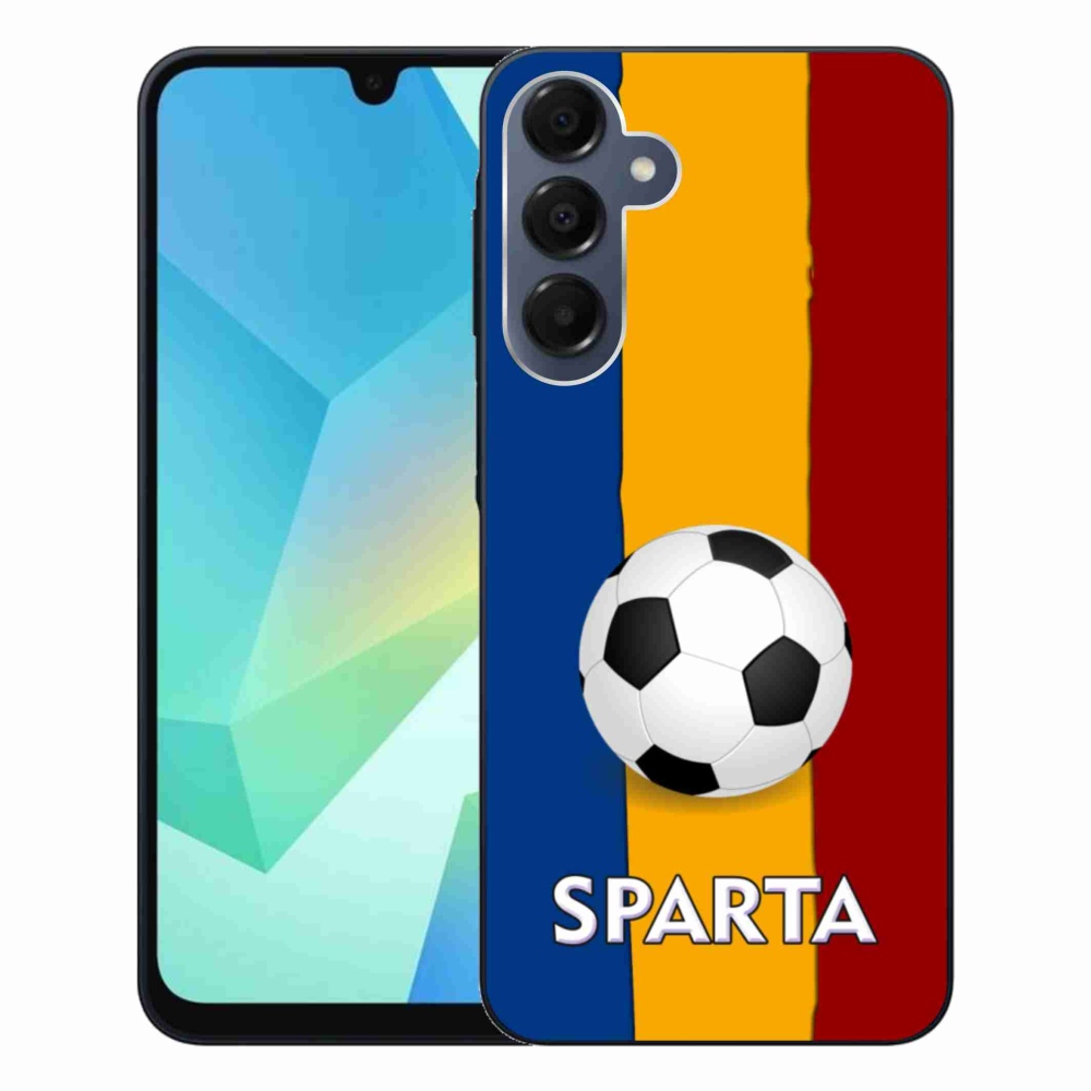 Gelový kryt mmCase na Samsung Galaxy A16 4G/5G - fotbal 1