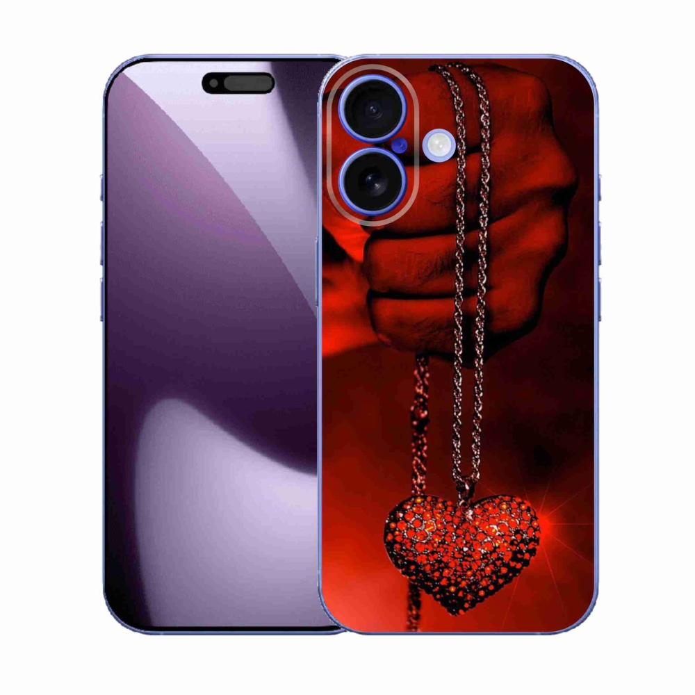 Gelový kryt mmCase na iPhone 17 - náhrdelník