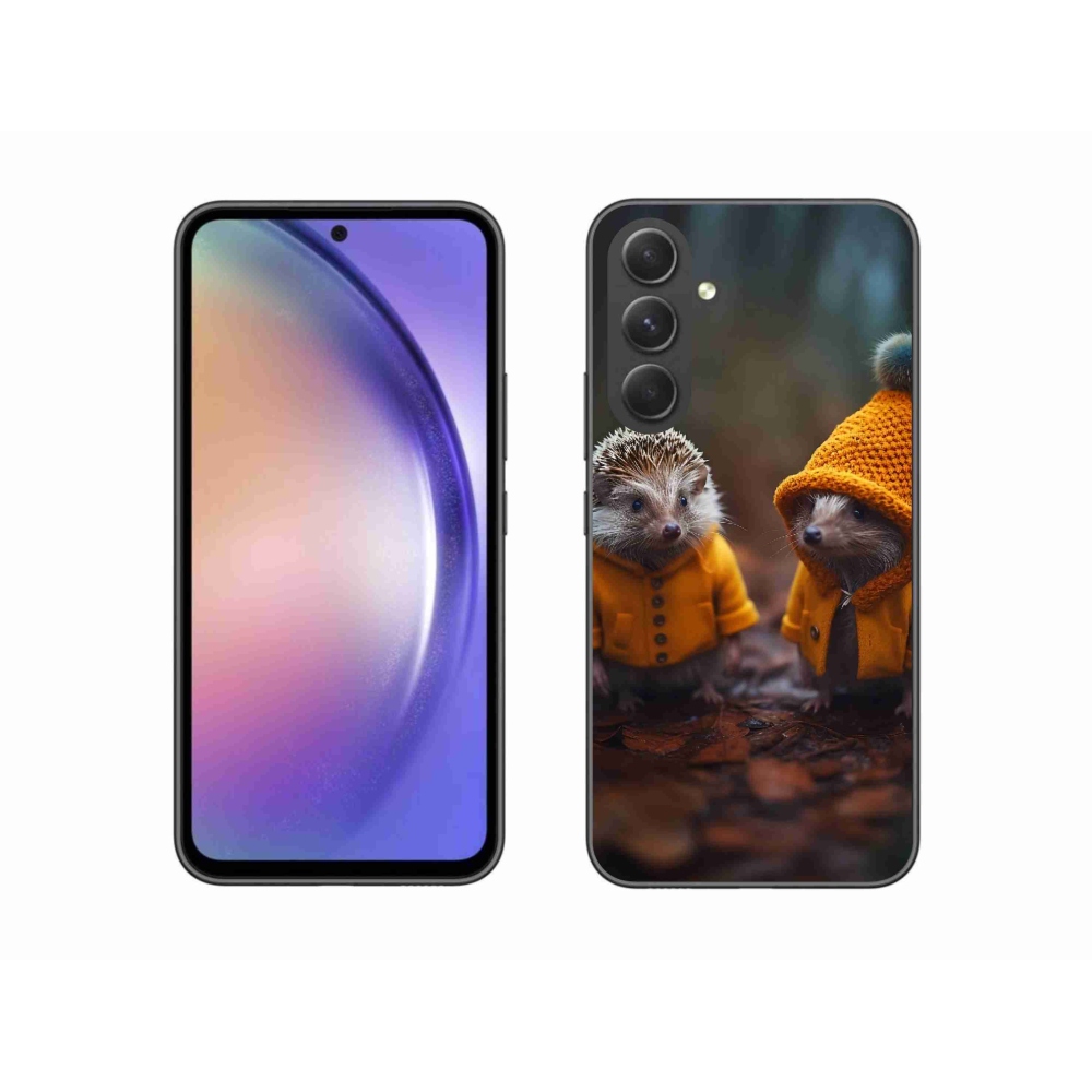 Gelový kryt mmCase na Samsung Galaxy A54 5G - ježci