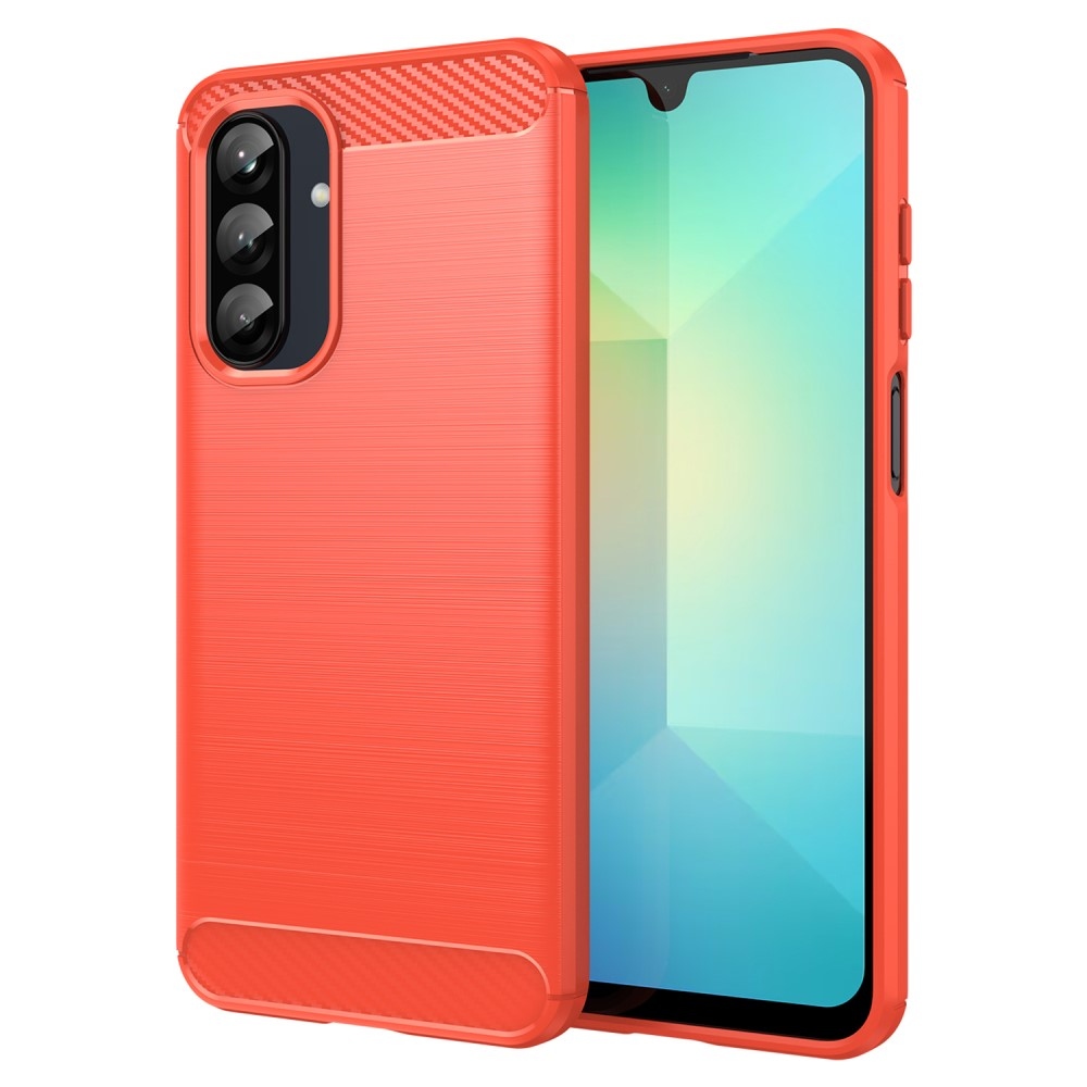 Carbon odolný gelový obal na Samsung Galaxy A26 5G - červený