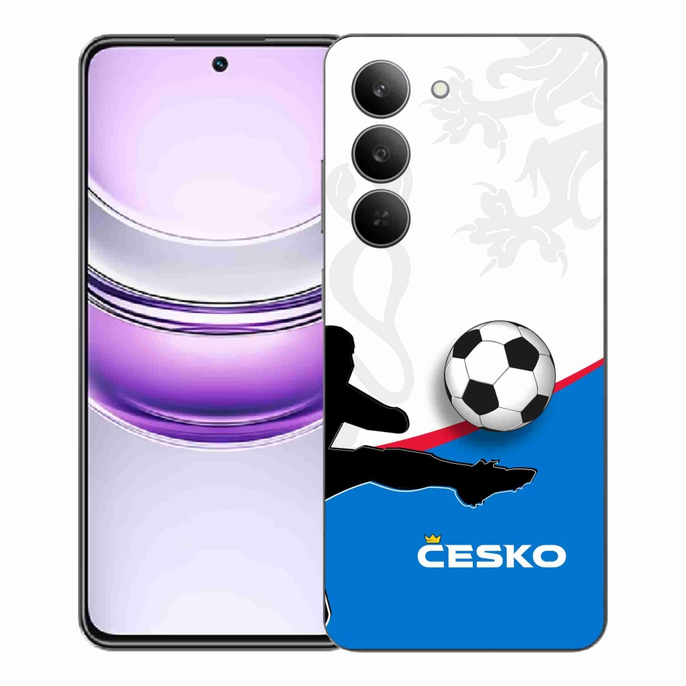 Gelový kryt mmCase na Realme 14x 5G - fotbal Česko 3