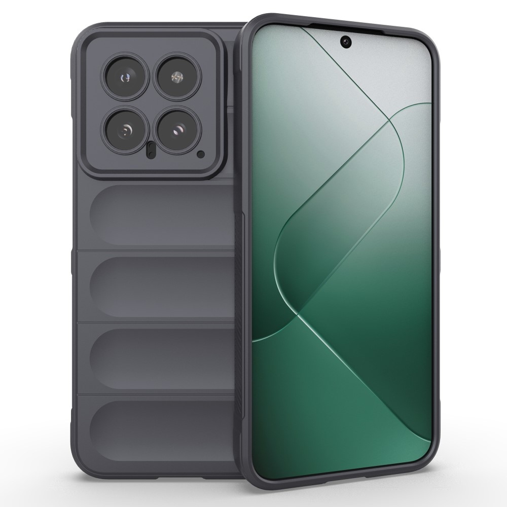 Rugg odolný gelový obal na Xiaomi 14 - tmavěšedý