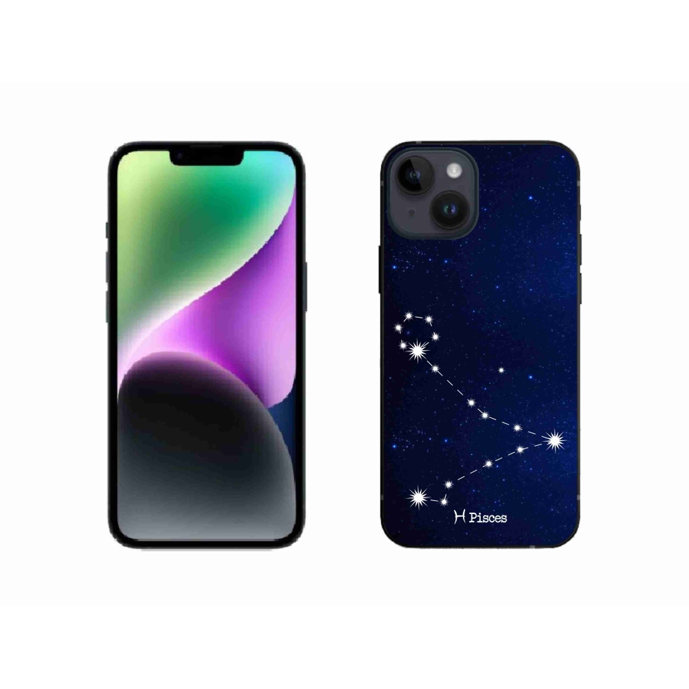 Gelový kryt mmCase na iPhone 14 - souhvězdí Ryby