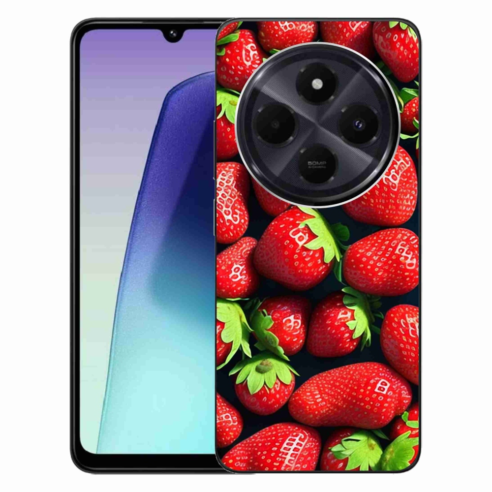 Gelový kryt mmCase na Xiaomi Redmi 14C/Poco C75 - jahody