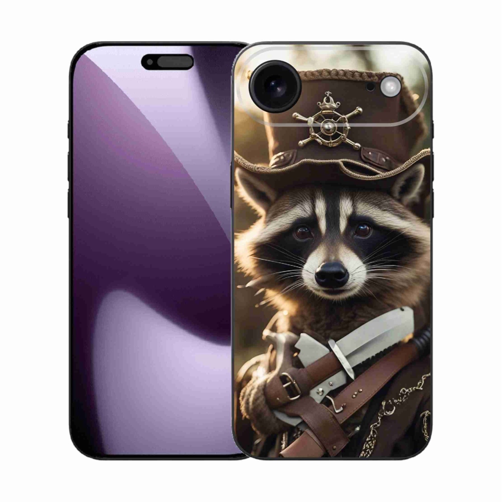 Gelový kryt mmCase na iPhone 17 Air - mýval v uniformě